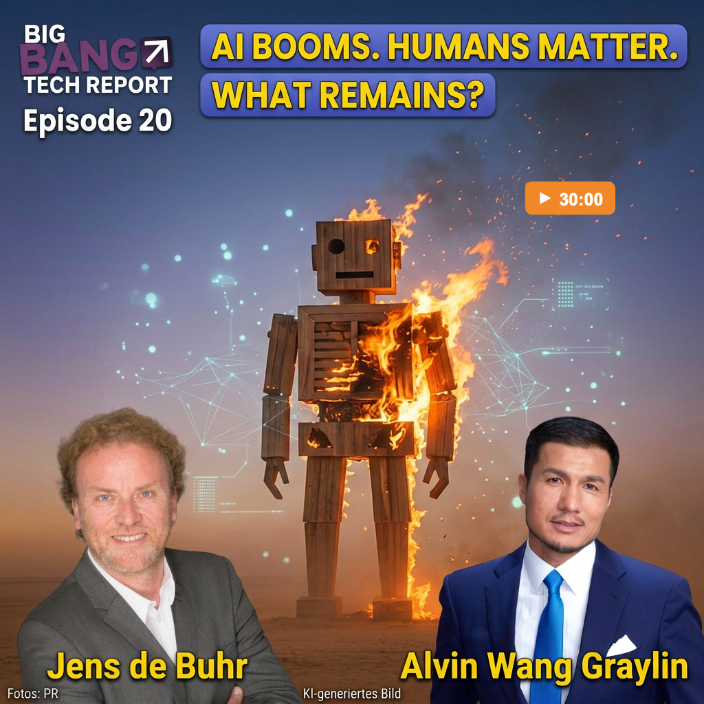 Thumbnail der 20. Episode des BIG BANG TECH REPORT Podcast