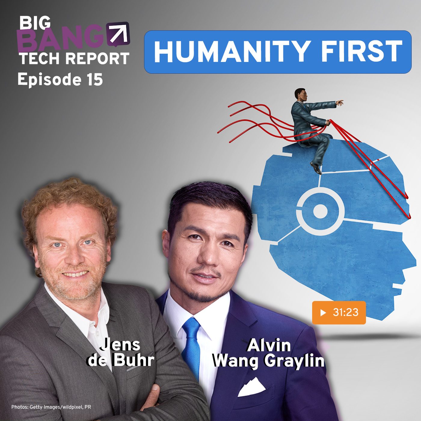 Thumbnail der 15. Episode des BIG BANG TECH REPORT Podcast