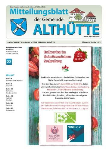 Ausgabe 22/2025 lesen