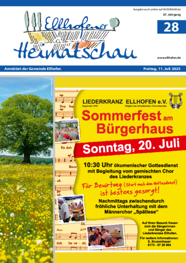 NUSSBAUM+ Premium - Ellhofener Heimatschau