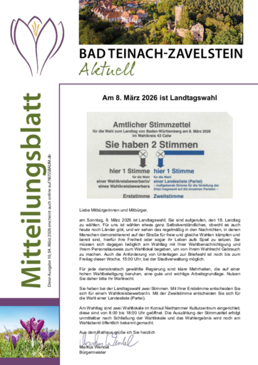 NUSSBAUM+ Premium - Bad Teinach-Zavelstein Aktuell