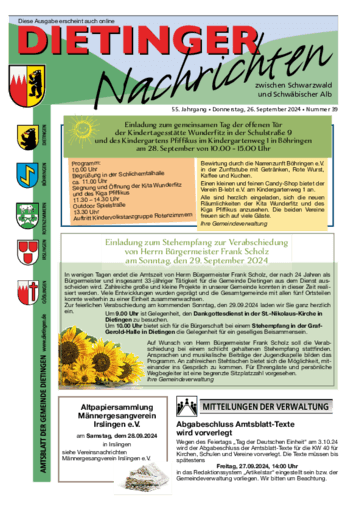 Ausgabe 39/2024 lesen