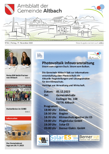 Ausgabe 46/2023 lesen