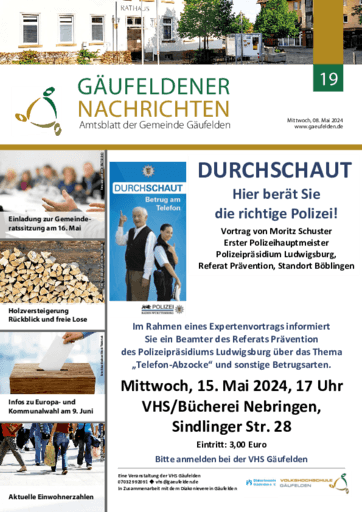 Ausgabe 19/2024 lesen