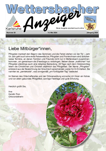Ausgabe 20/2024 lesen