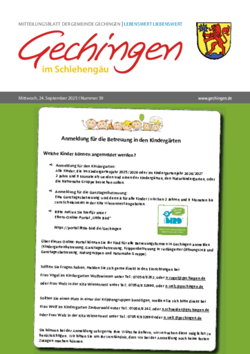 Ausgabe 39/2025 lesen