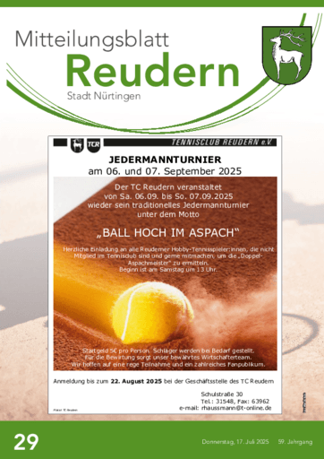 Ausgabe 29/2025 lesen