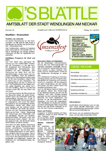 Ausgabe 30/2025 lesen
