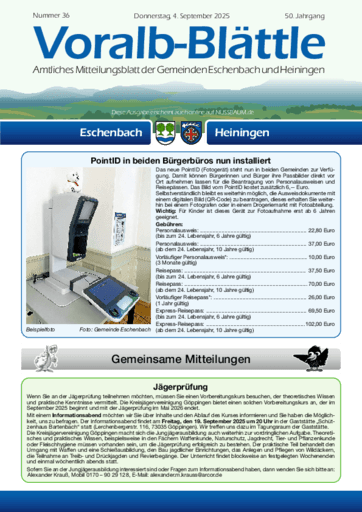 Ausgabe 36/2025 lesen