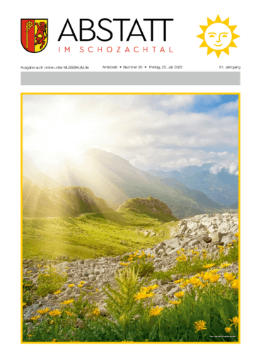Ausgabe 30/2025 lesen