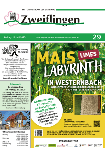 Ausgabe 29/2025 lesen