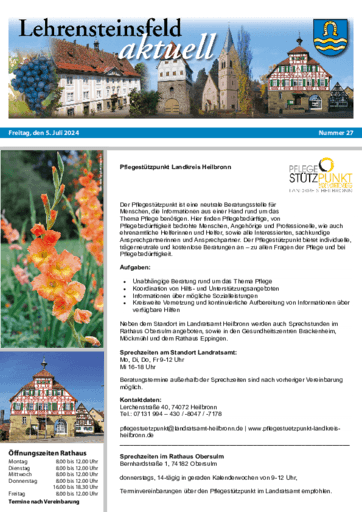 Ausgabe 27/2024 lesen
