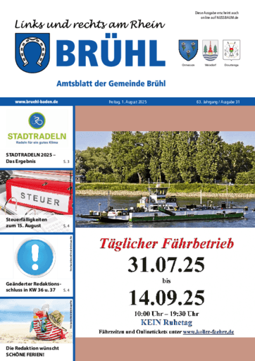 Ausgabe 31/2025 lesen