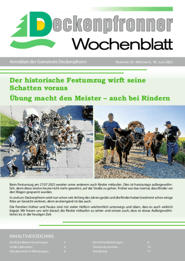 Ausgabe 25/2025 lesen