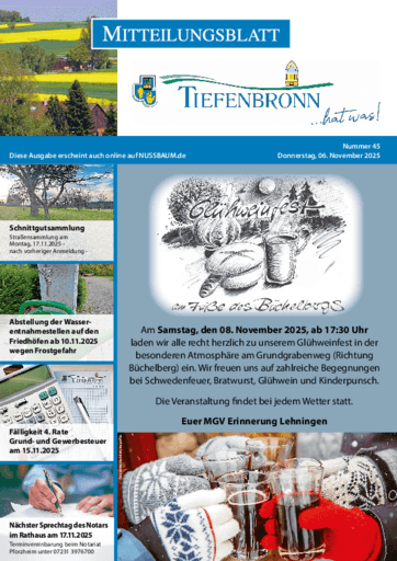 Ausgabe 45/2025 lesen