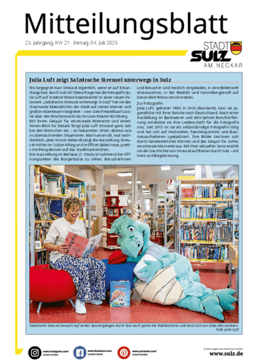 Ausgabe 27/2025 lesen