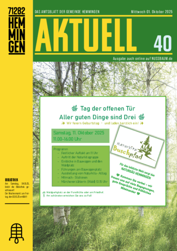 Ausgabe 40/2025 lesen
