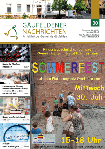 Ausgabe 30/2025 lesen