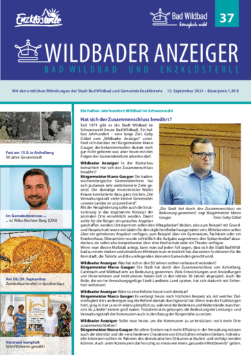 Ausgabe 37/2024 lesen