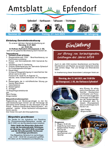 Ausgabe 26/2025 lesen