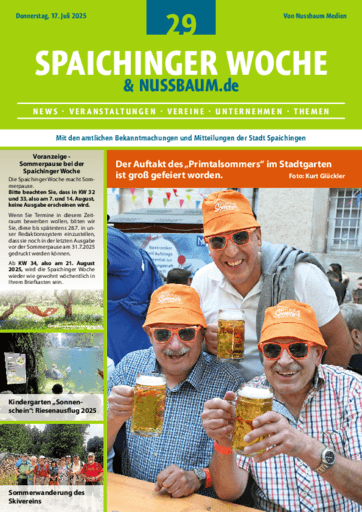 Ausgabe 29/2025 lesen