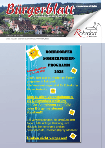 Ausgabe 27/2025 lesen