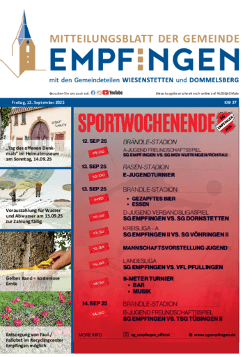 Ausgabe 37/2025 lesen