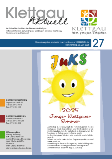 Ausgabe 27/2025 lesen