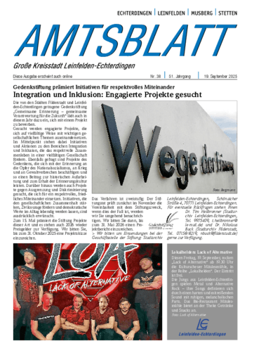 Ausgabe 38/2025 lesen