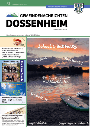Ausgabe 31/2025 lesen