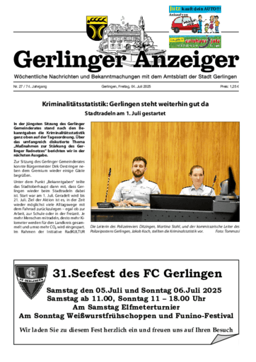 Ausgabe 27/2025 lesen