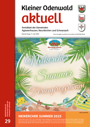 Ausgabe 29/2025 lesen