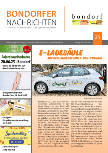 Ausgabe 25/2025 lesen