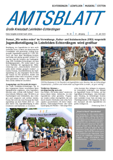 Ausgabe 30/2025 lesen