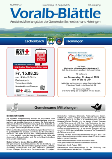 Ausgabe 33/2025 lesen