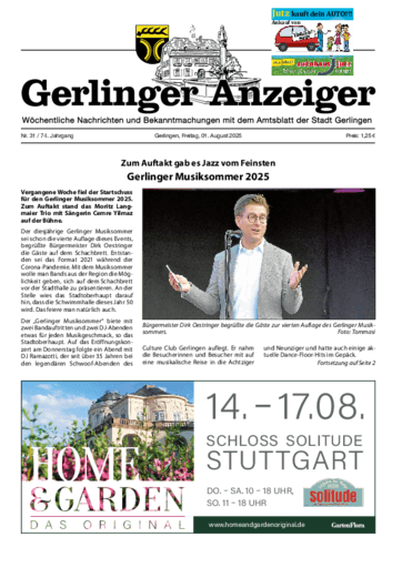 Ausgabe 31/2025 lesen