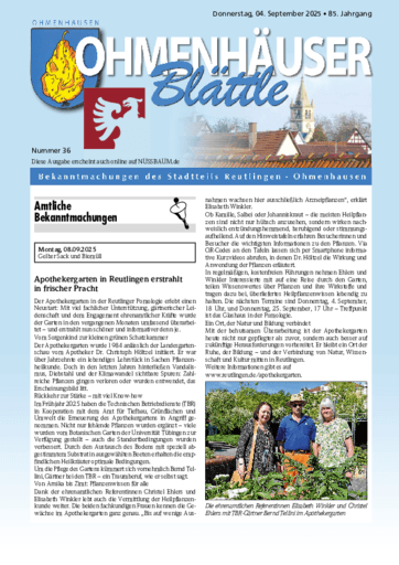 Ausgabe 36/2025 lesen