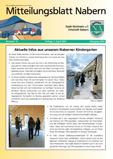 Ausgabe 14/2024 lesen