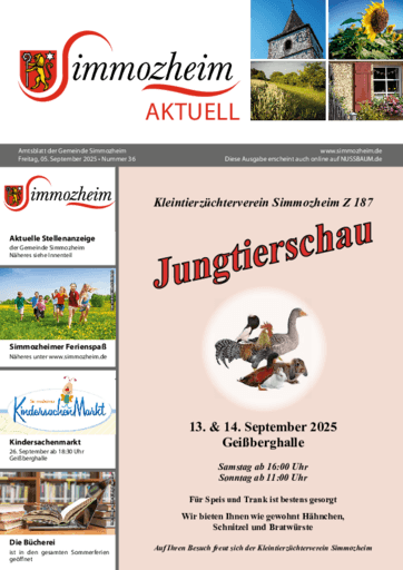 Ausgabe 36/2025 lesen