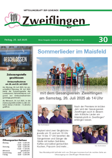 Ausgabe 30/2025 lesen