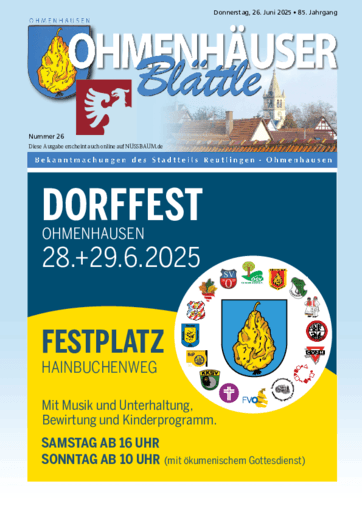 Ausgabe 26/2025 lesen