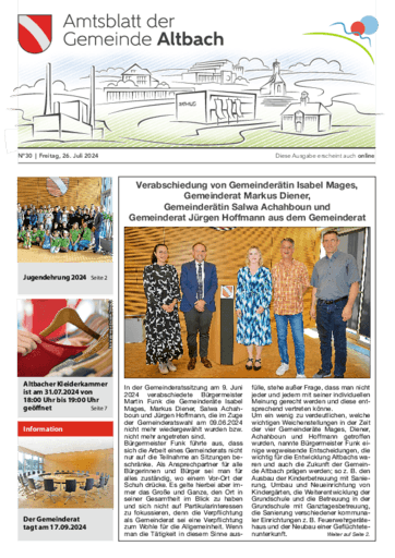 Ausgabe 30/2024 lesen