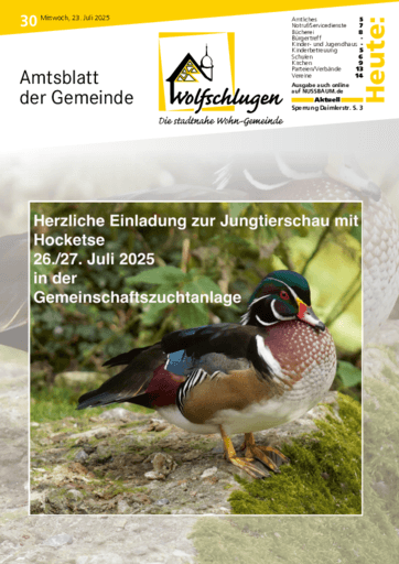 Ausgabe 30/2025 lesen