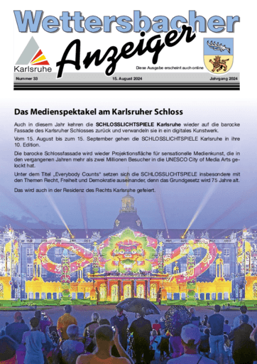 Ausgabe 33/2024 lesen