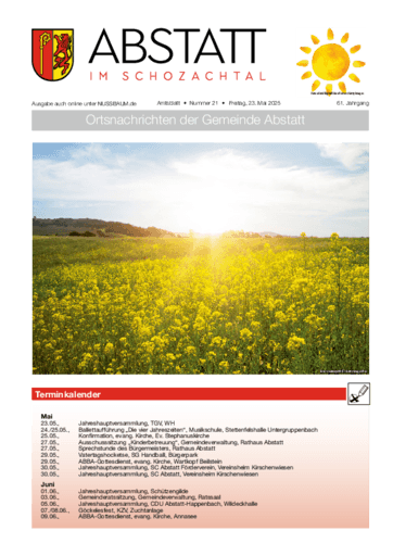 Ausgabe 21/2025 lesen