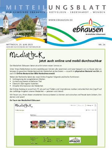 Ausgabe 26/2025 lesen