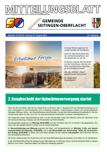 Ausgabe 31/2025 lesen