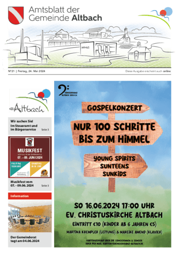 Ausgabe 21/2024 lesen