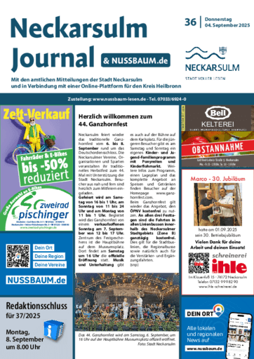 Ausgabe 36/2025 lesen