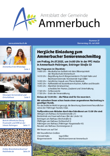 Ausgabe 27/2025 lesen